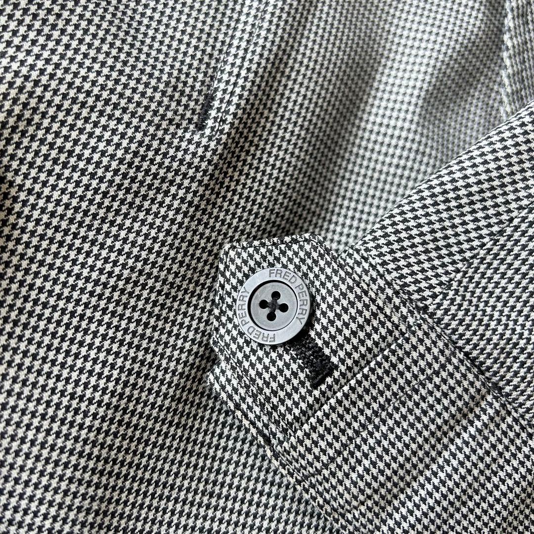 フレッドペリー モッズコート フィッシュテールパーカー XS 千鳥格子