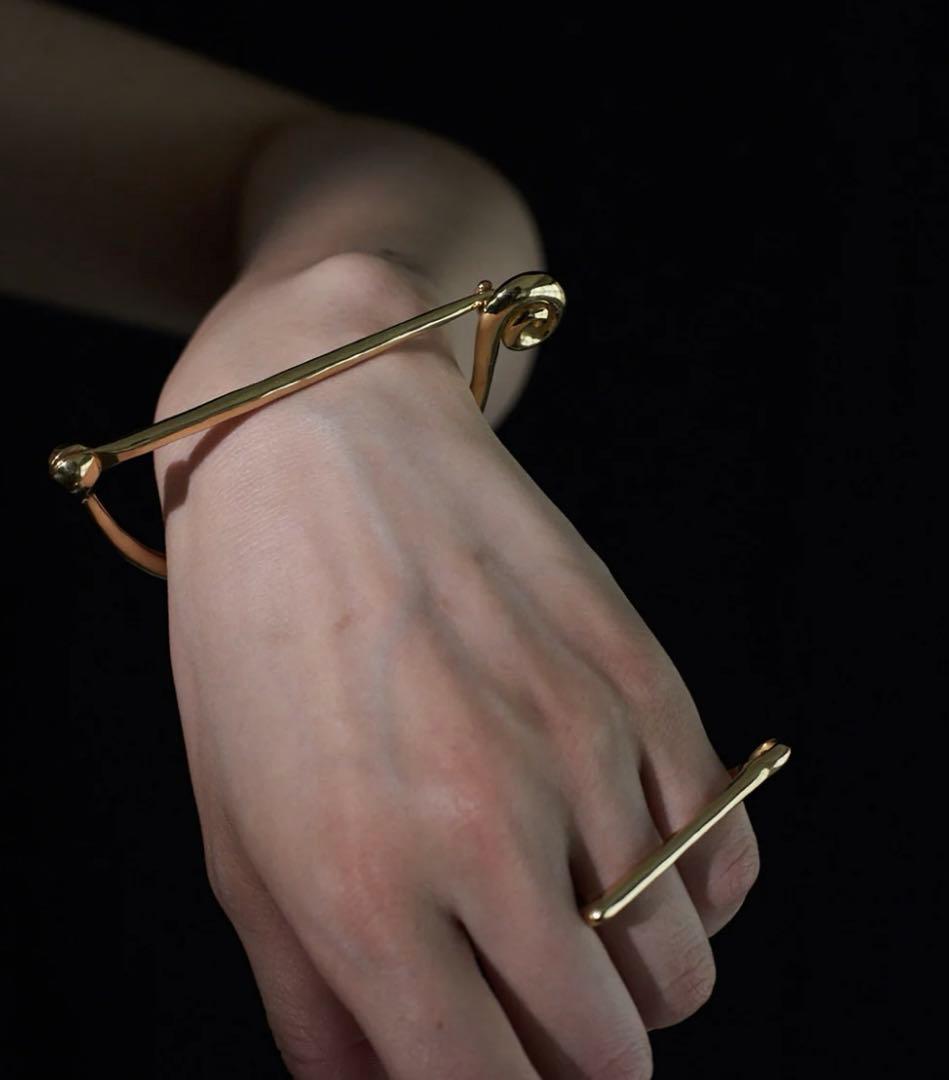 専用❗️R.ALAGAN FIBULA BANGLE ララガン バングル ゴールド