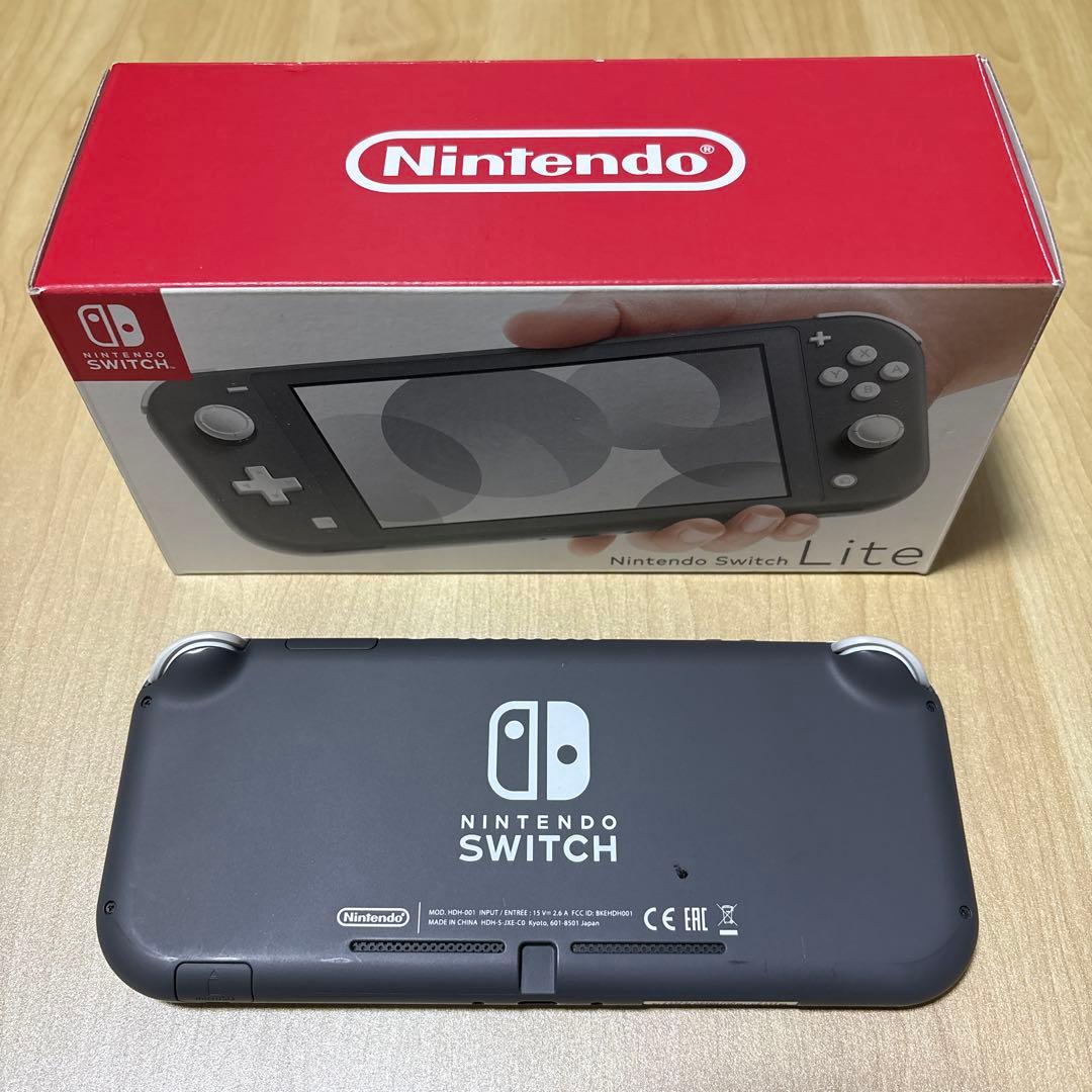 Nintendo Switch Lite グレー 本体(コード欠品)