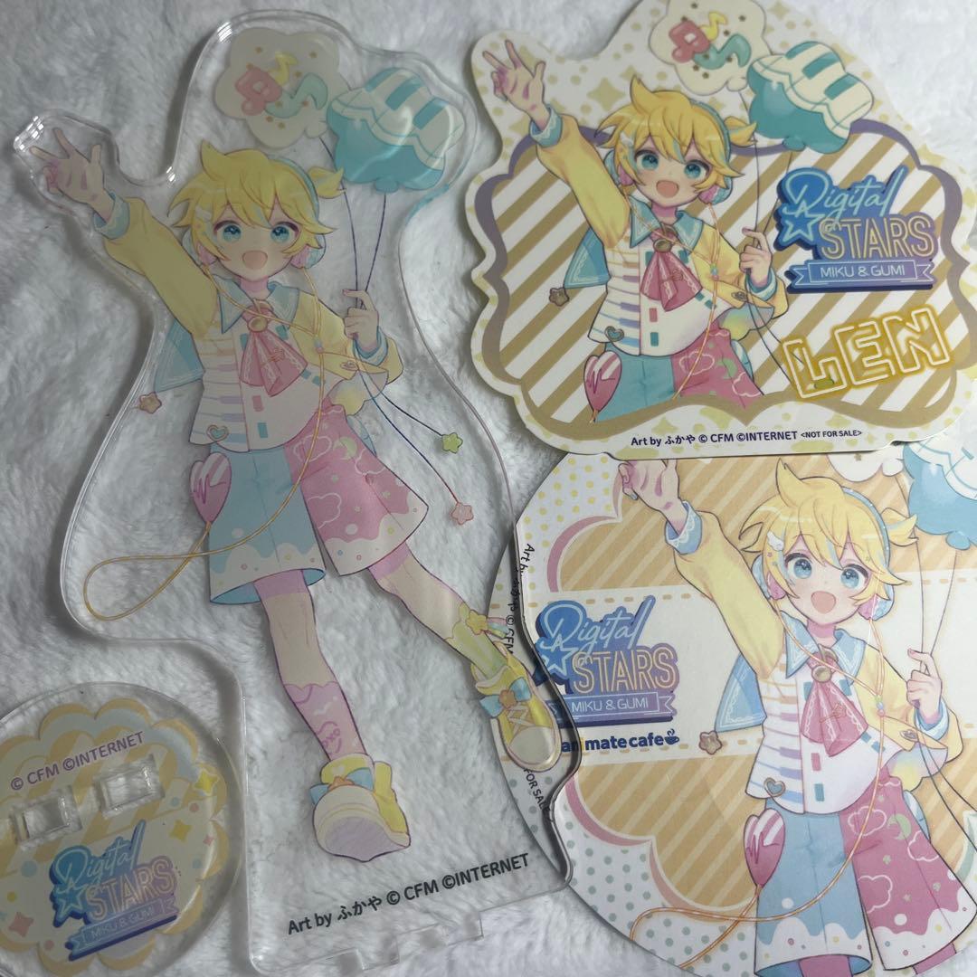 鏡音レン　Digital Stars デジスタ　ステッカー　コースター　アクスタ