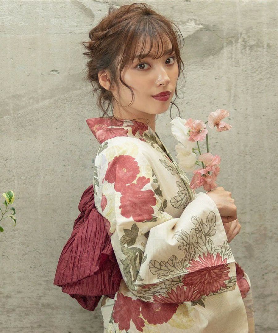 Dita 浴衣 夏の牡丹重ね