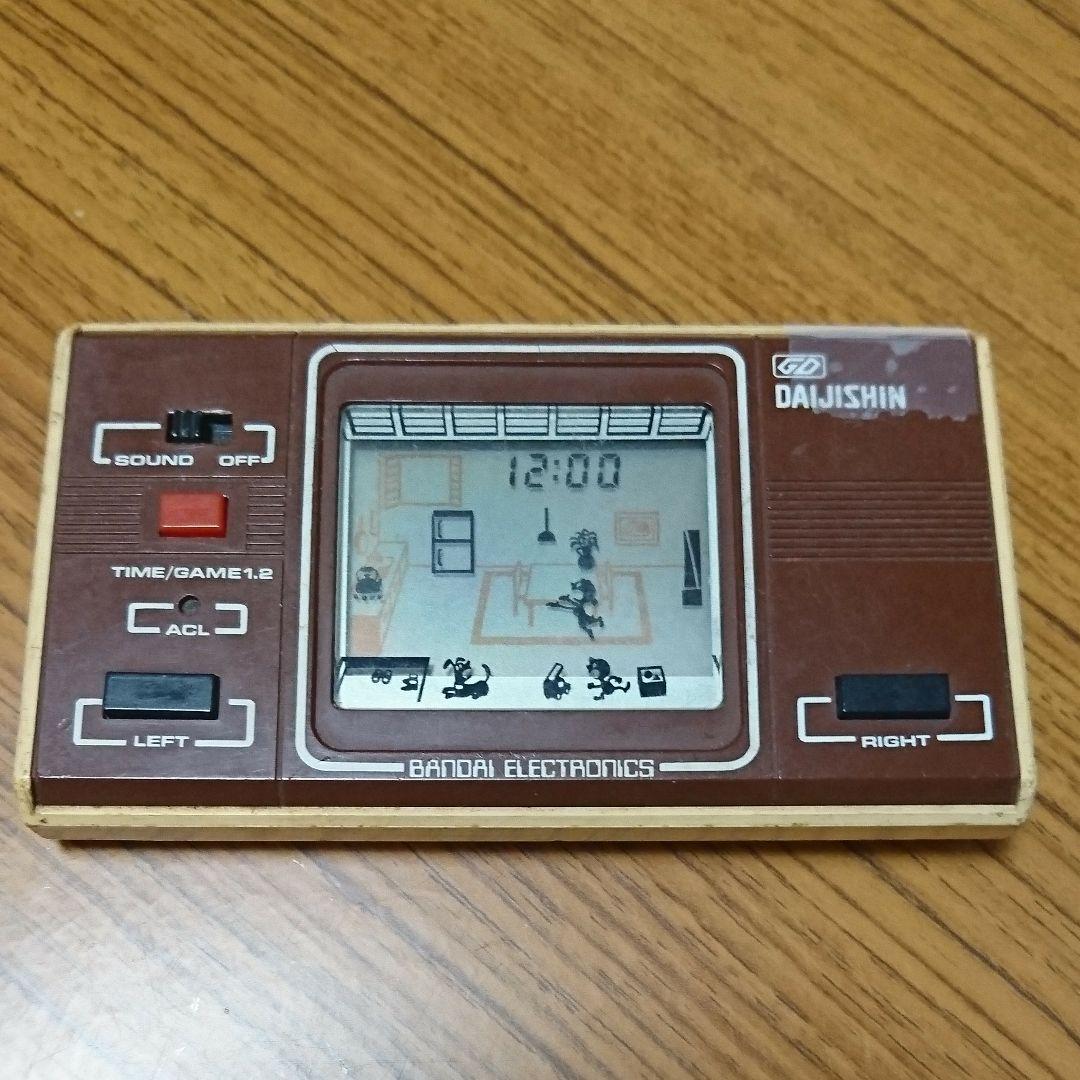 バンダイ 大地震 [茶色] ゲームウォッチ