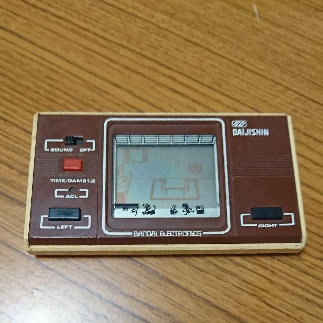 バンダイ 大地震 [茶色] ゲームウォッチ