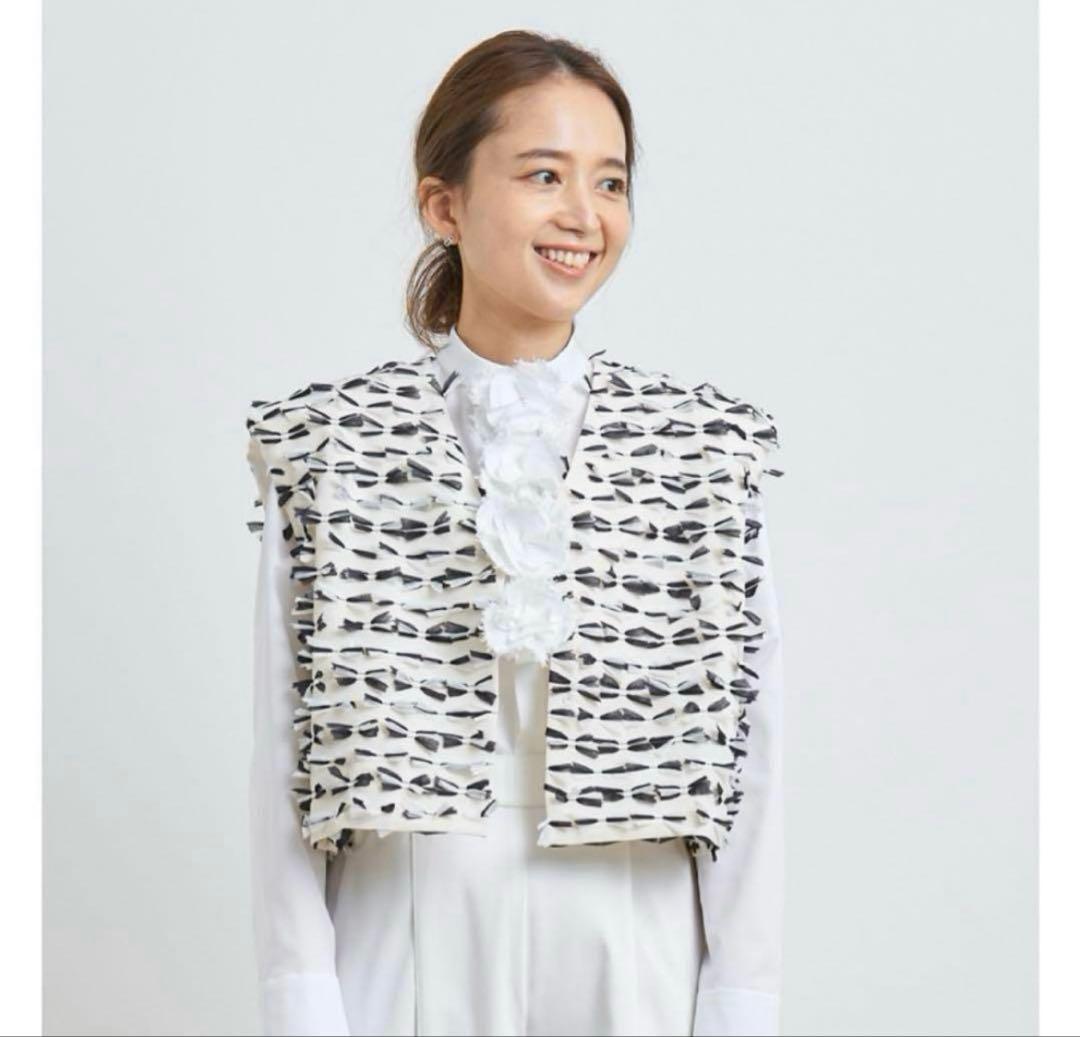 yori ミニリボンショートジレ 36