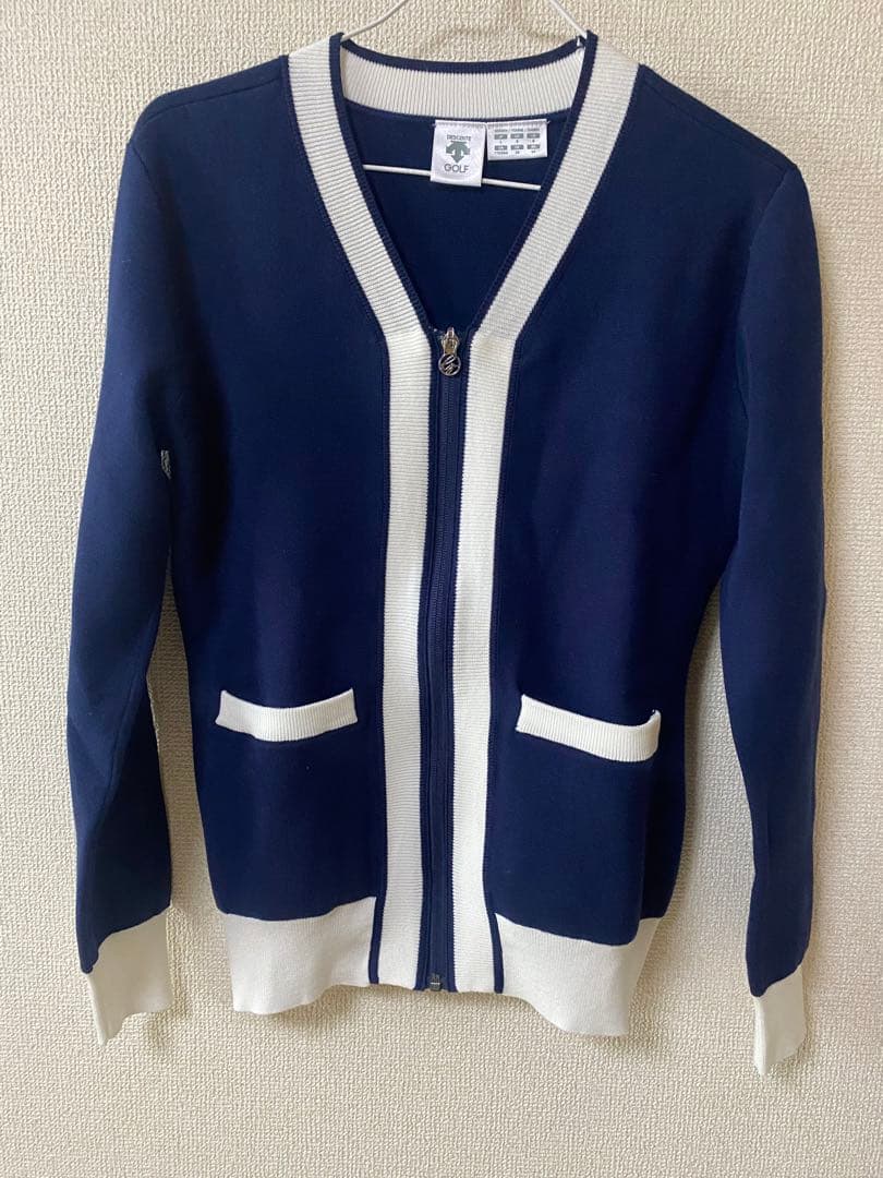 DESCENTE ニットカーデガン