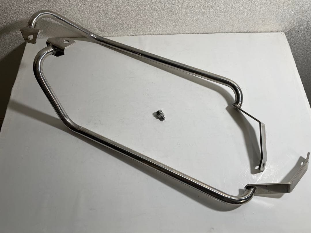 SR400 シムズクラフト クラシカルフェンダー サイドバッグサポートバー