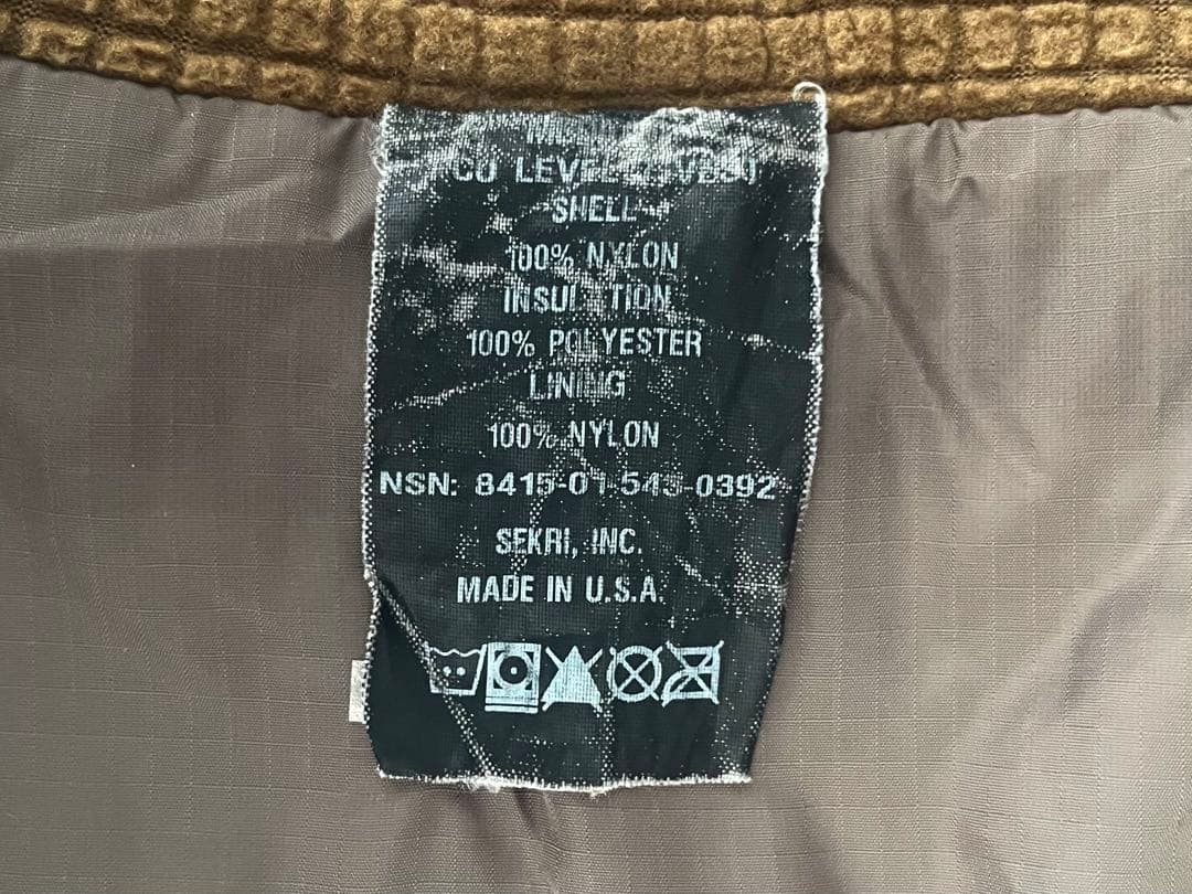 ジャケット・アウター SEKRI PCU LEVEL7 VEST Size:M