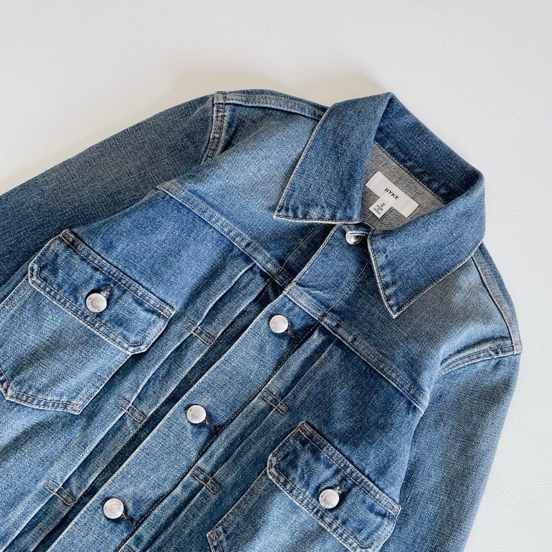 HYKE デニムジャケット レディース サイズ2/M TYPE2 2nd ブルー