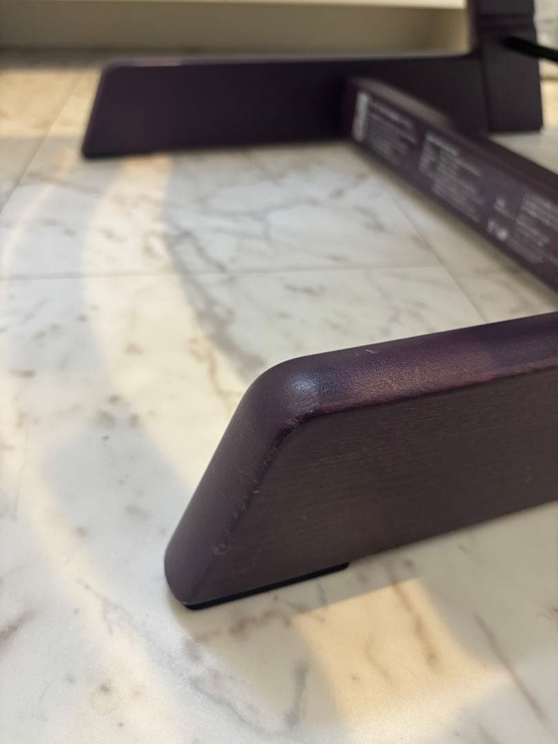 トリップトラップパープル ベビーチェア 調整可能