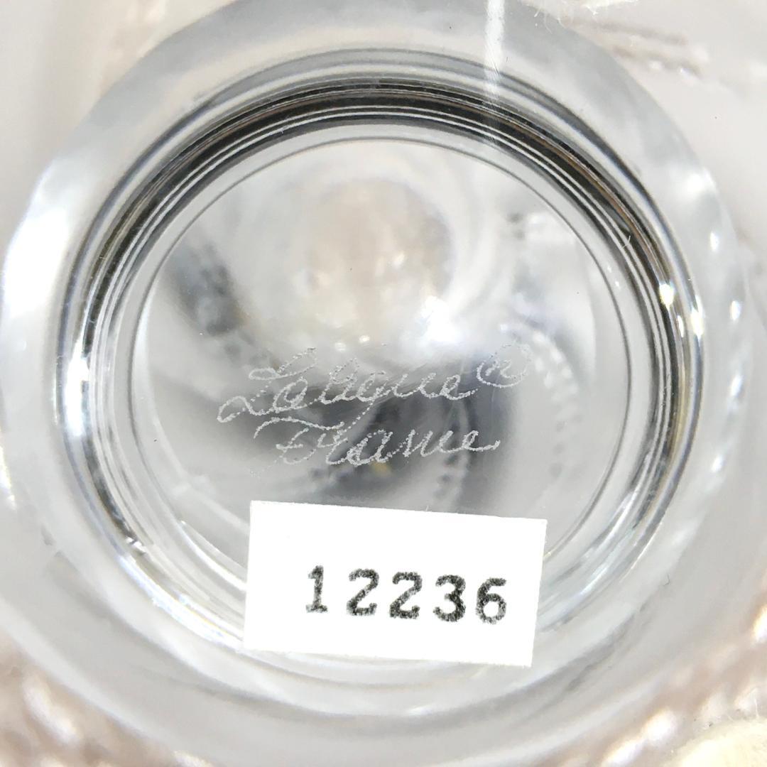 ○美品！ Lalique ラリック エルムノンヴィル 花瓶 フラワーベース レア