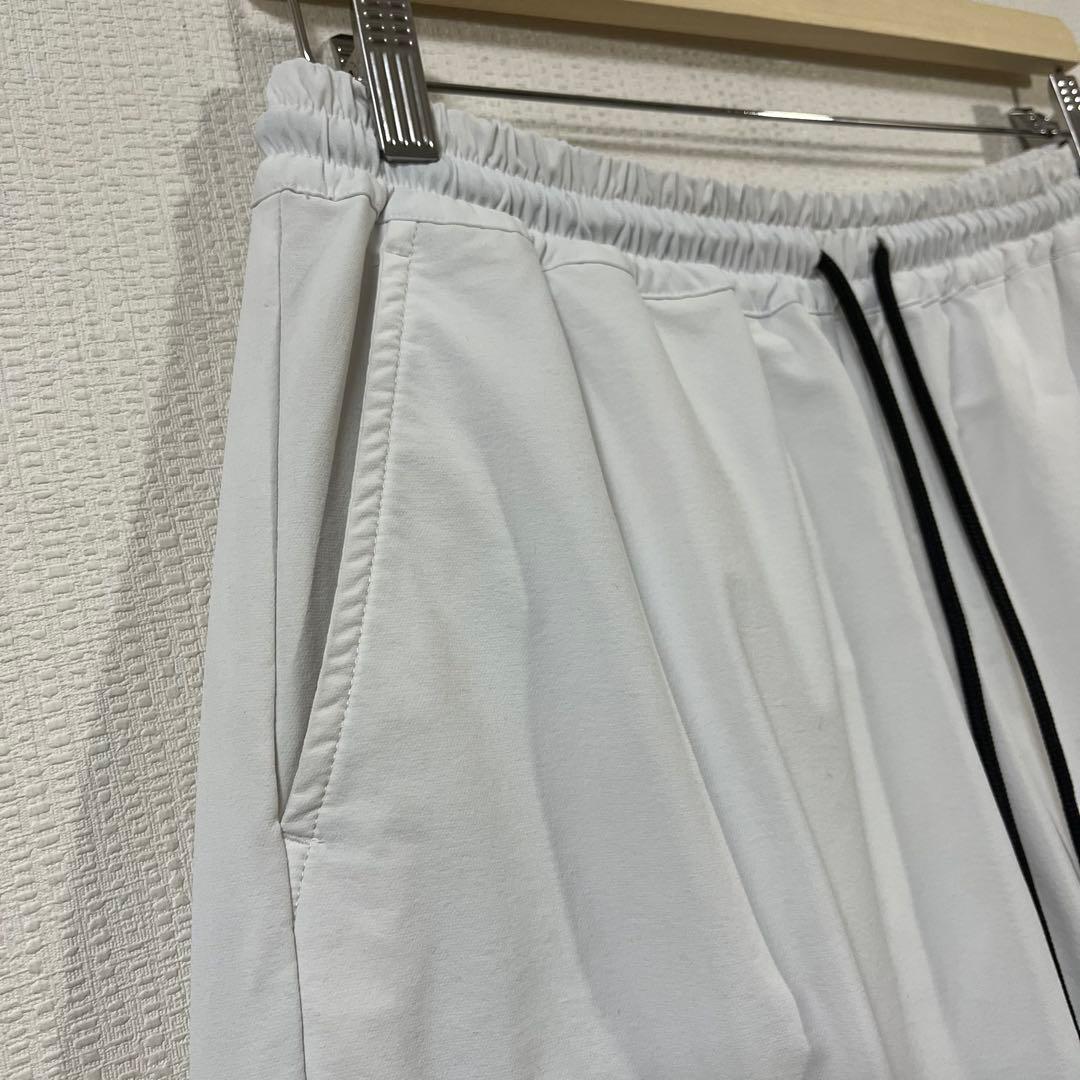 クロノス　CRONOS　ナイロンストレッチカーゴパンツ　Lサイズ　ホワイト