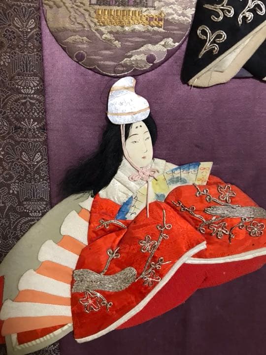 タベストリーお雛様アンティーク