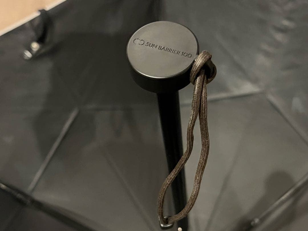 サンバリア100 ２段折 コンパクト / moku グレー　骨交換済み