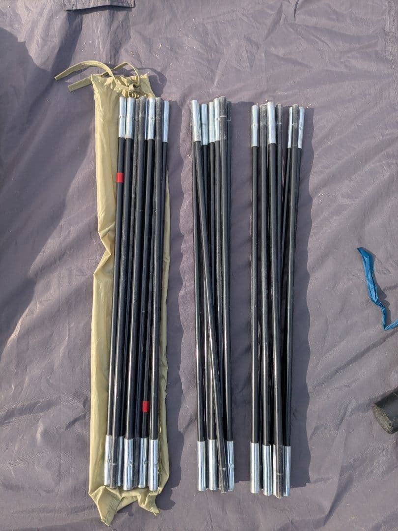 【美品】グリーンステージ　2ルームトンネルテント