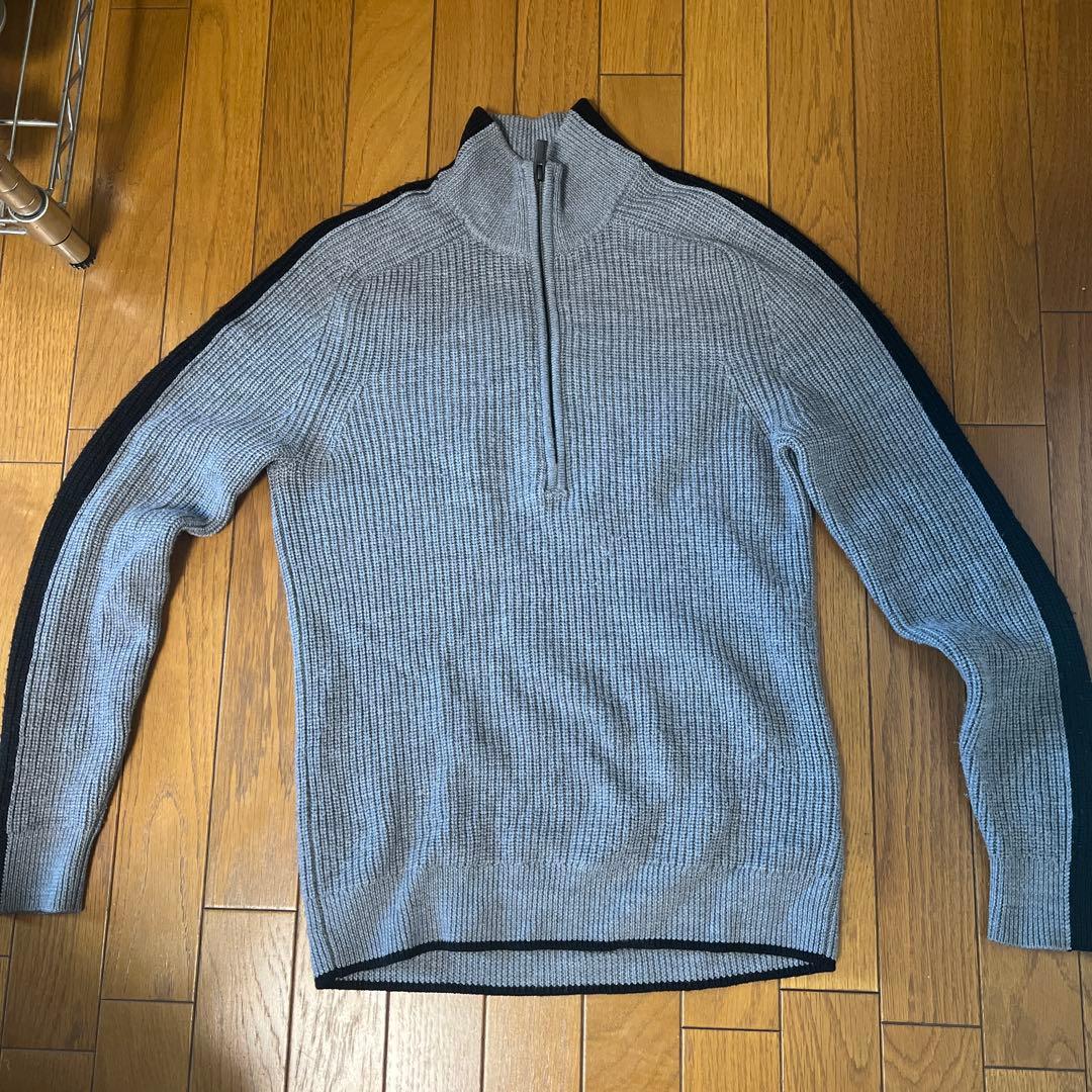 icebreaker グレー ハイネック セーター