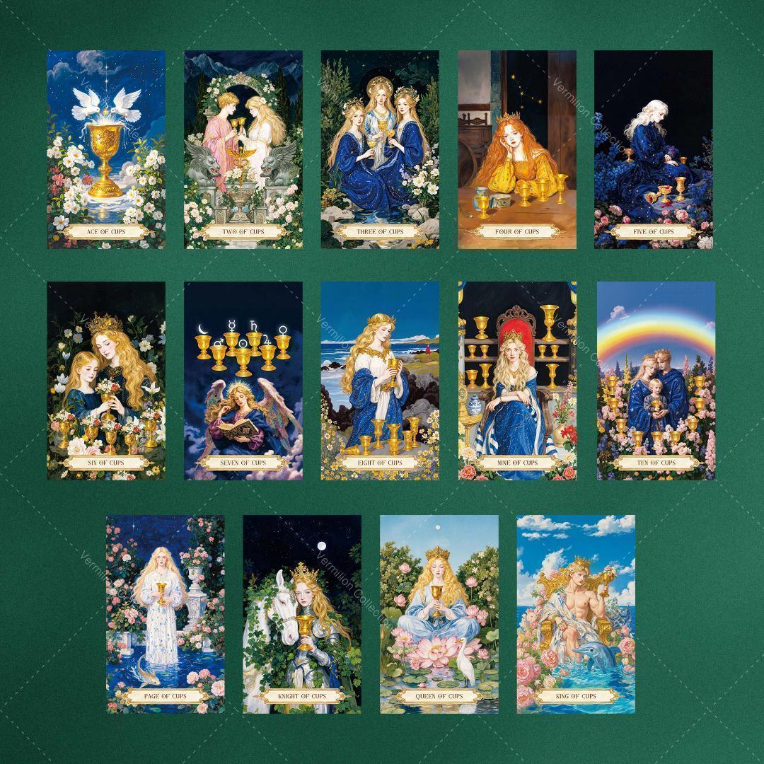 【正規品タロットカード】希少✨ロマンティック×中世×神秘の世界観の美麗デッキ