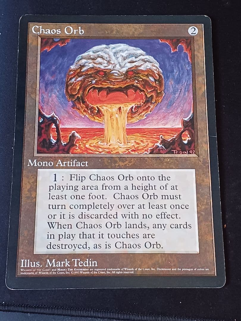 【大判カード】Chaos Orb　プロモーションカード
