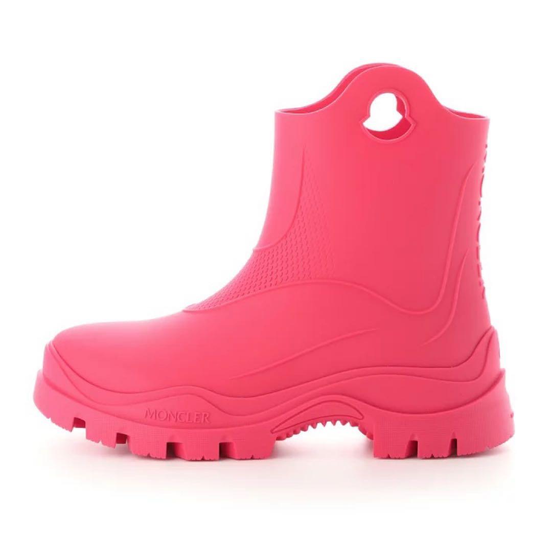 モンクレール MONCLER レインブーツ ピンク 37（約23.5~24cm）