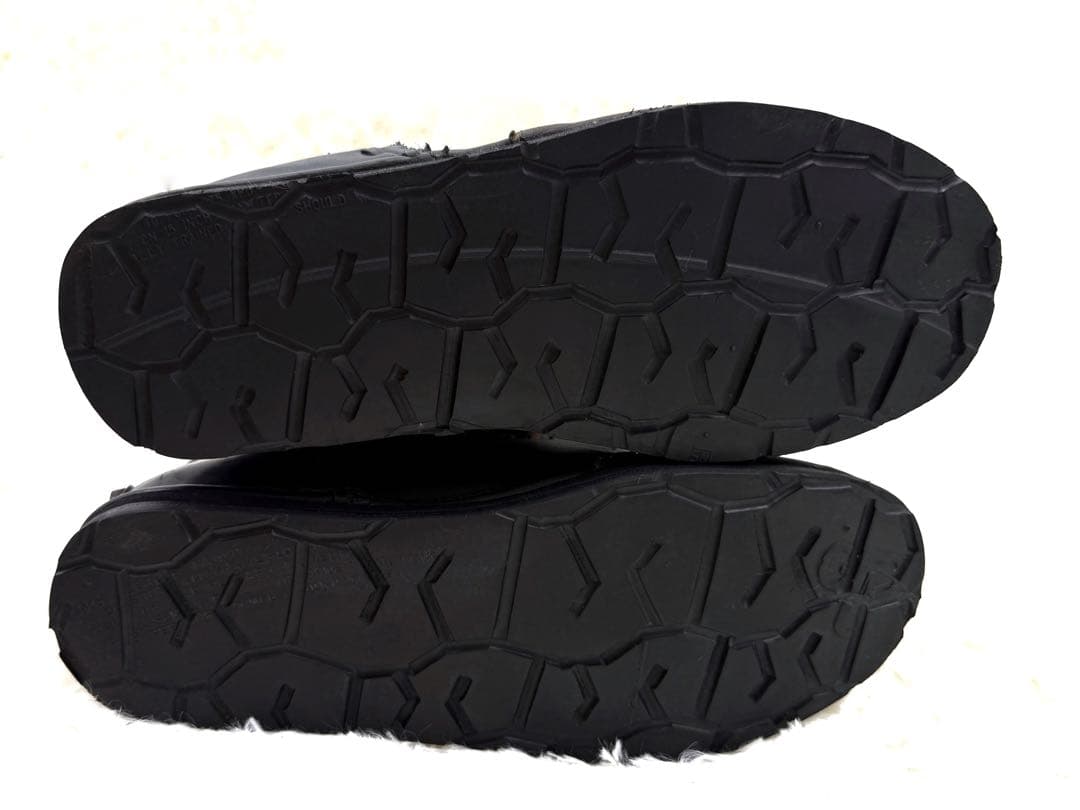 【新品未使用タグ付き】14th Addiction 毛皮付きロング編み上げブーツ