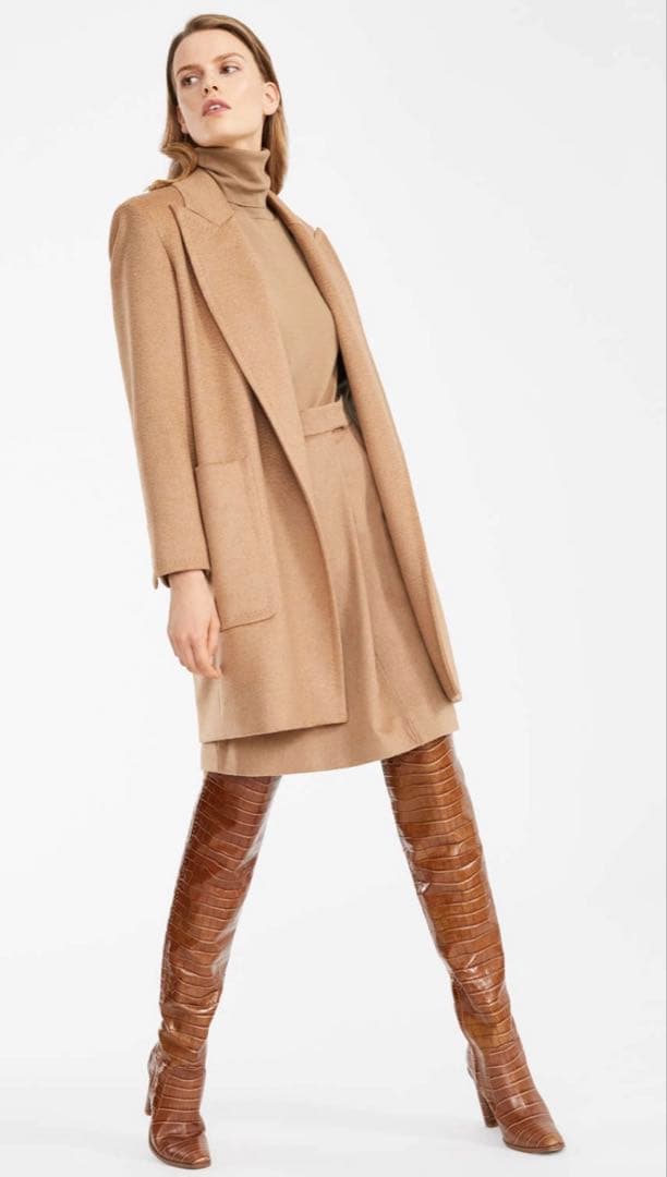 希少！MAXMARAマックスマーラクロコ柄ニーハイブーツ　ロングブーツ