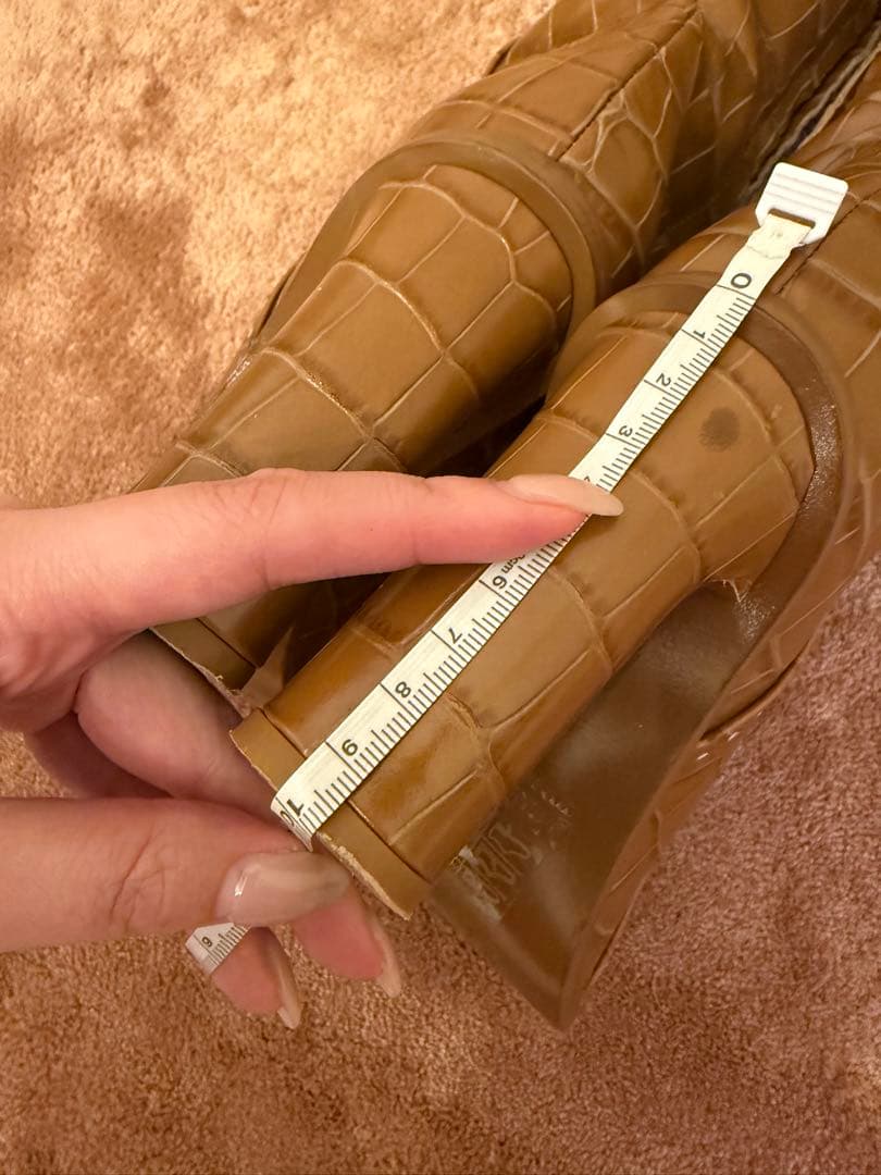 希少！MAXMARAマックスマーラクロコ柄ニーハイブーツ　ロングブーツ