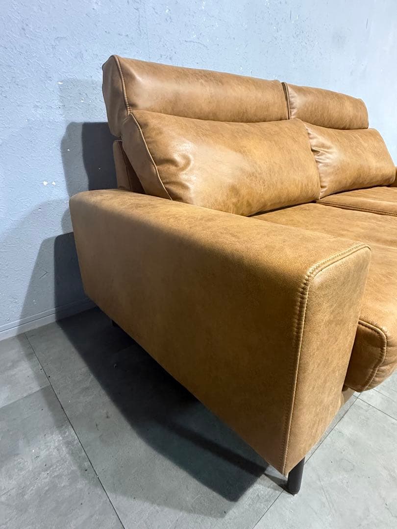 【Zak】関家具　CRASH GATE プルート 2.5人掛けソファ