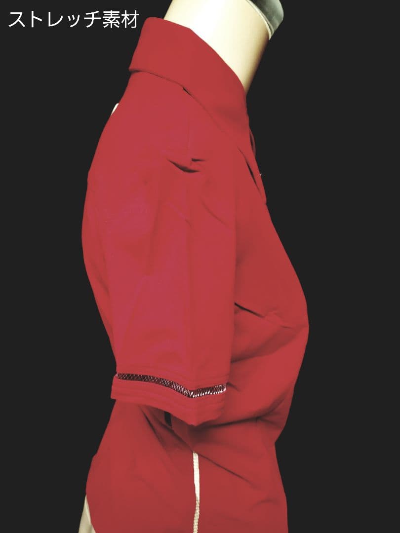 新品タグ付き■FENDI スポーツ半袖シャツ レッド