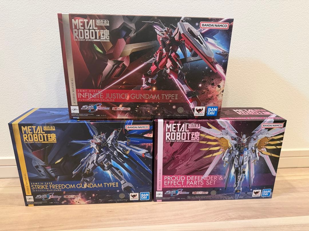 L ROBOT魂　SEED FREEDOM 3点セット