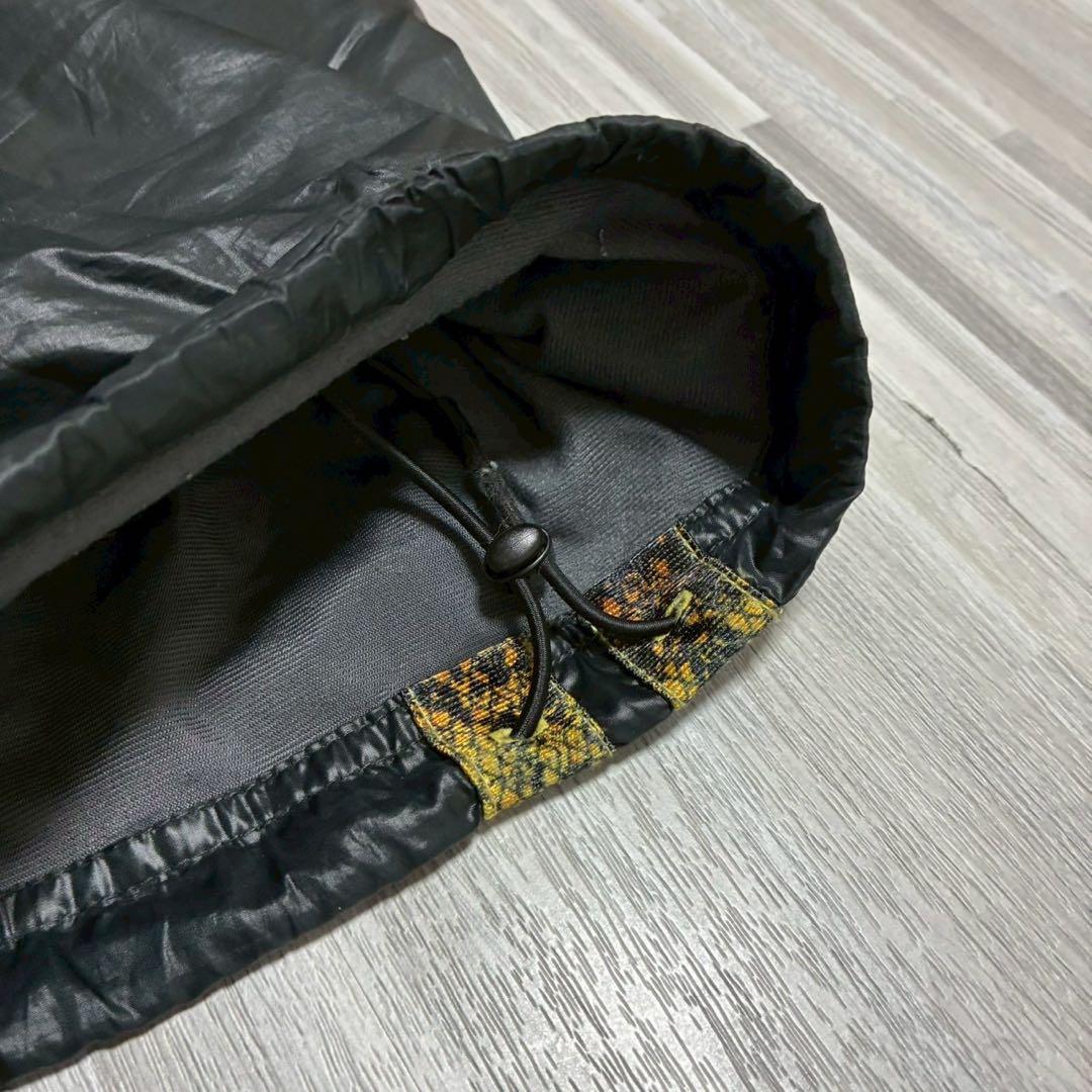 championチャンピオン　ナイロンセットアップ　ブラック×ゴールド　XL