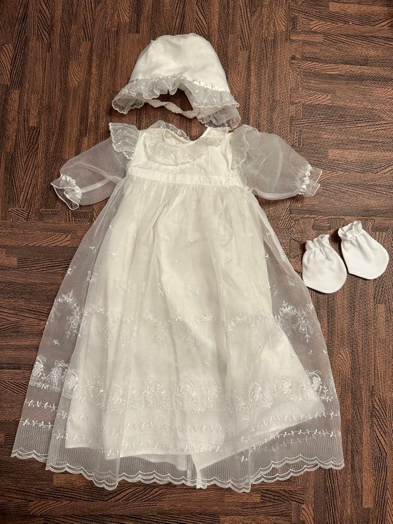 Familiar ベビードレス ホワイト　50サイズ