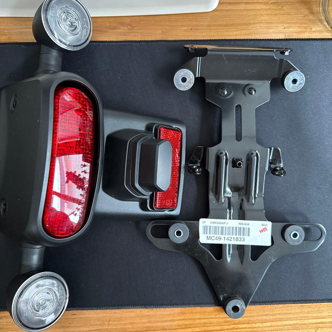 HONDA レブル250純正前後ウィンカー、テールランプ