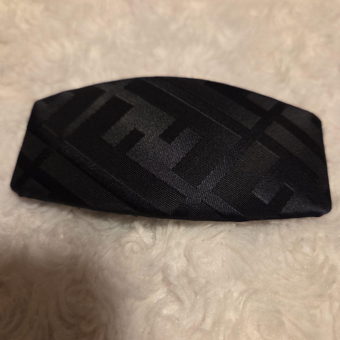 FENDI　 ズッカ柄バレッタ　ブラック