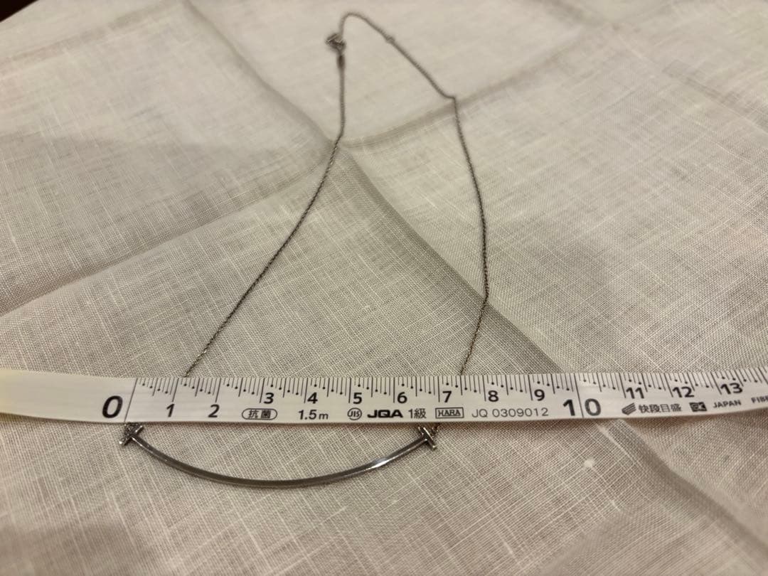 ティファニー　Tスマイル　ラージ　ネックレス　シルバー