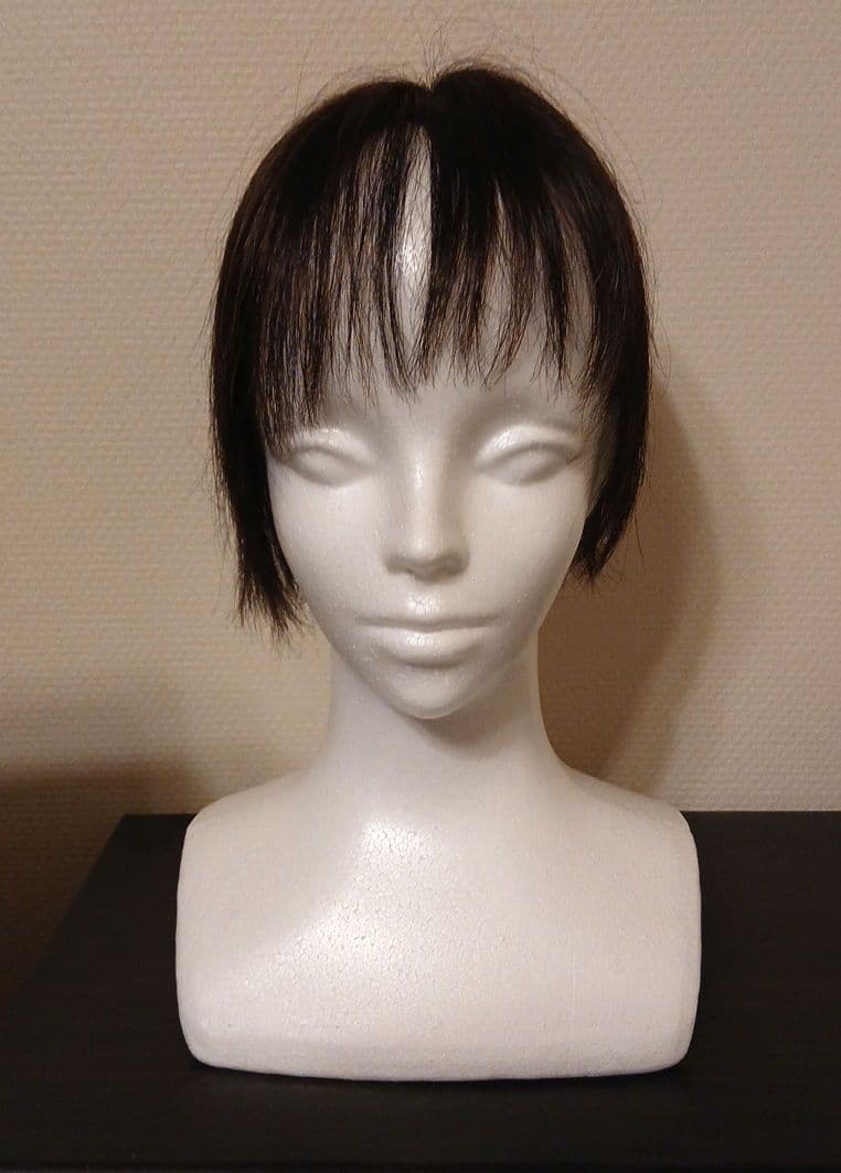 ダークブラウン ショートボブウィッグ 前髪あり　(ジュリアオージェ)