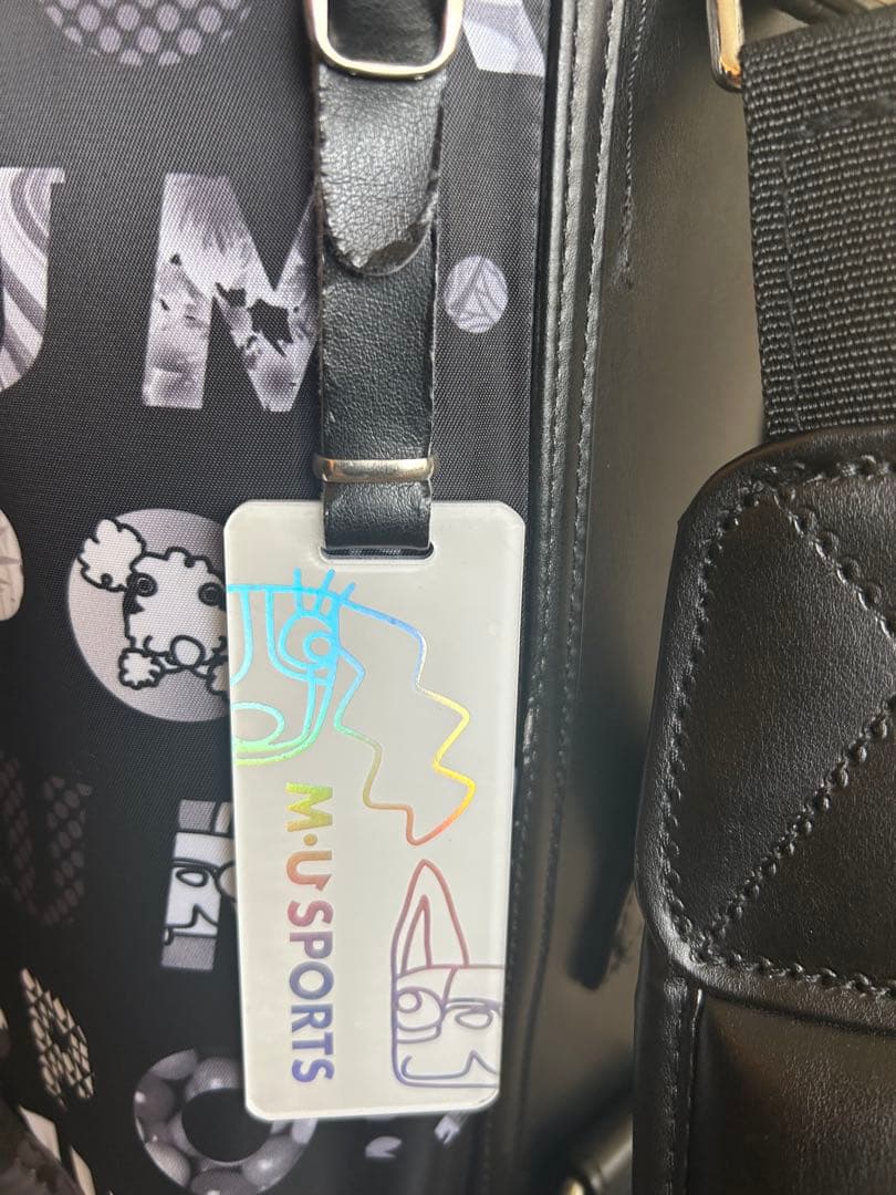 MU SPORTS MUユースポーツキャディーバック　8.5型　ロゴ柄