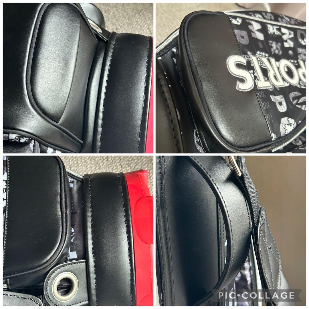 MU SPORTS MUユースポーツキャディーバック　8.5型　ロゴ柄