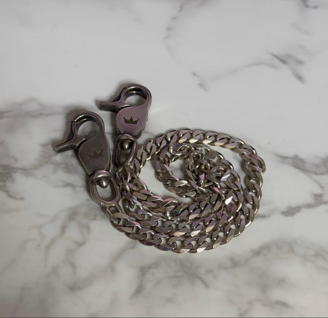 FAT tm ウォレットチェーン 喜平 シルバー 925