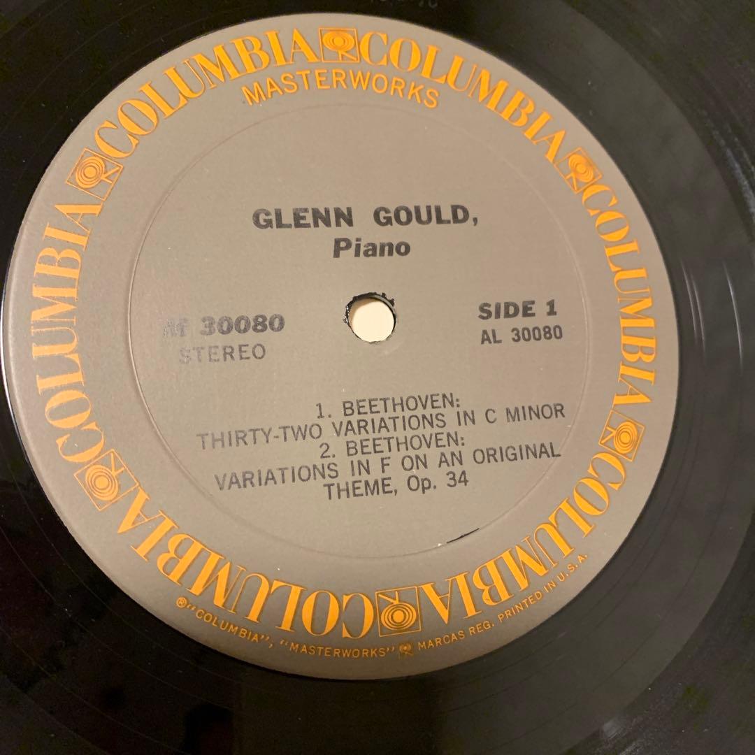 ベートーヴェン:変奏曲集グレン•グールドLP1枚1970年US盤