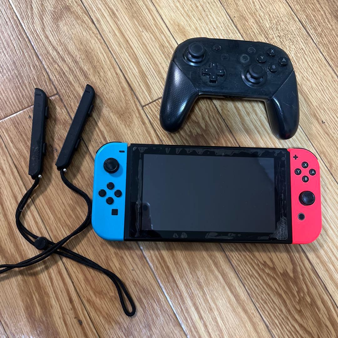 【ジャンク品】Nintendo Switch 本体 青赤ジョイコン