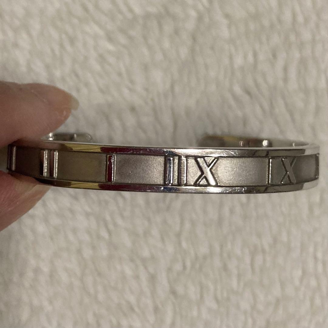美品☆Tiffany & Co. アトラス バングル シルバー925 箱 巾着