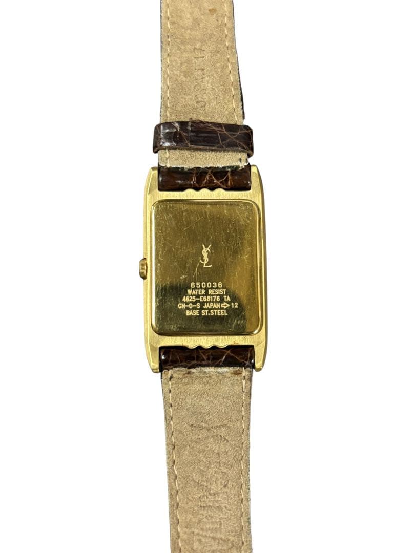 Yves Saint Laurent 腕時計 ゴールド ブラウン