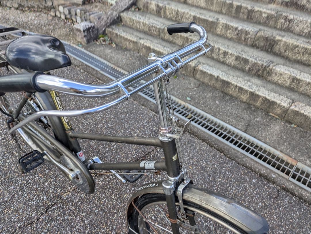 ナショナル　実用車　昭和　レトロ　自転車 ロッドブレーキ　ビンテージ