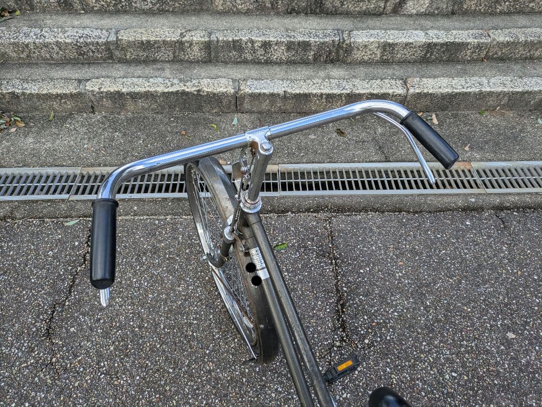 ナショナル　実用車　昭和　レトロ　自転車 ロッドブレーキ　ビンテージ