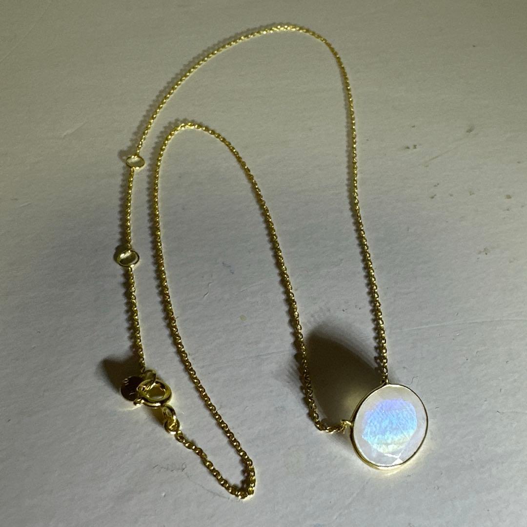 ☆Odul☆レインボームーンストーン☆ネックレス & リング☆未使用品☆