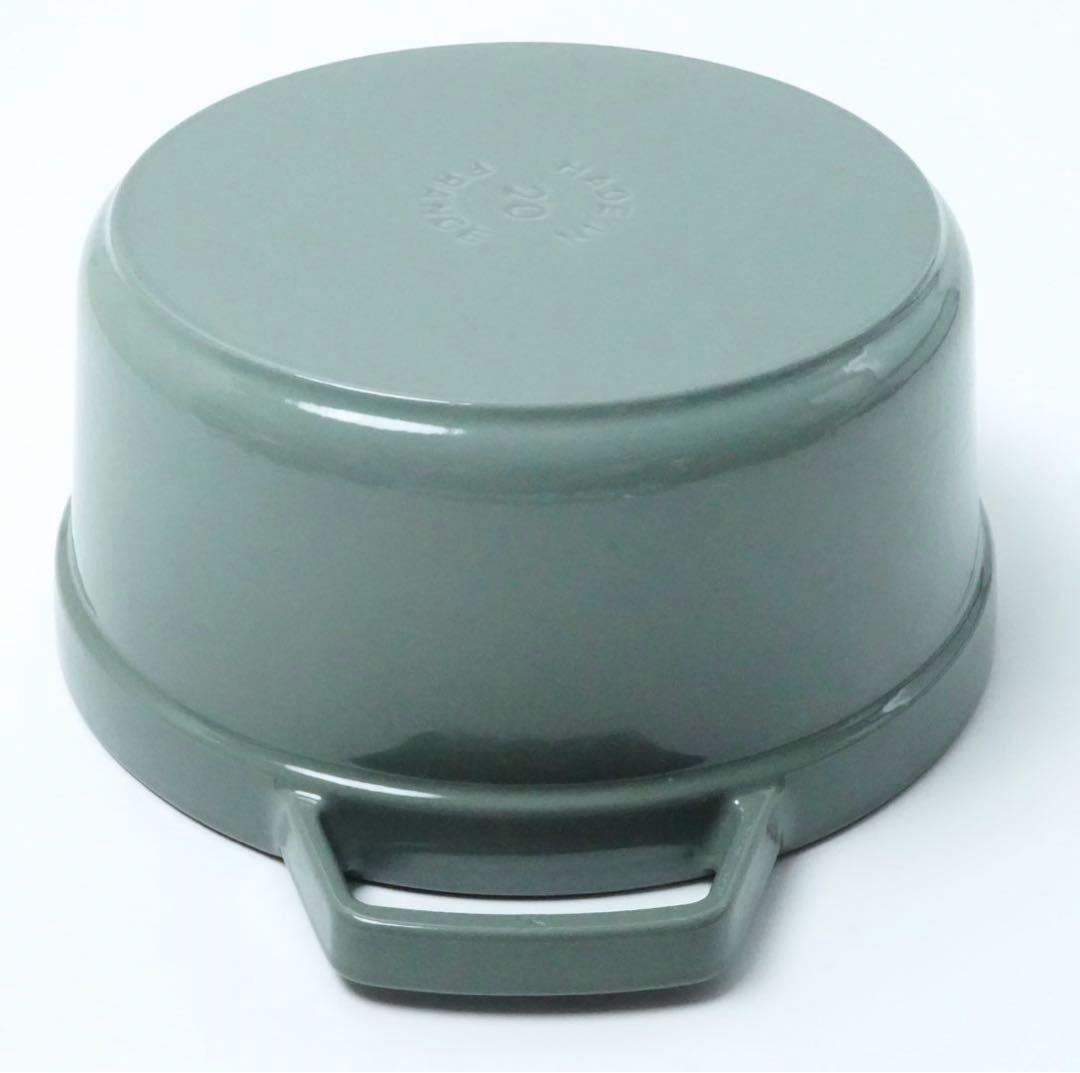 【美品】ストウブ staub ピコココット ラウンド 20cm ユーカリ