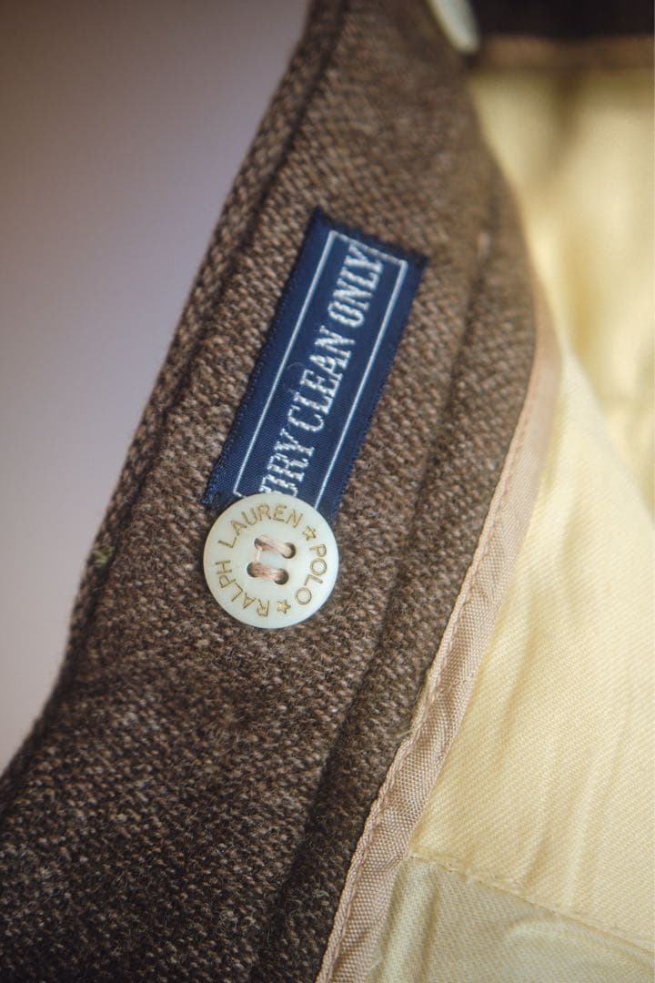 80〜90s POLO Ralph Laurenブラウンスラックス