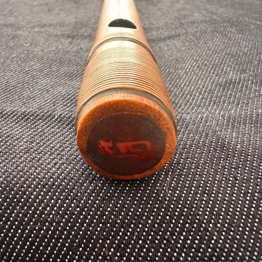 篠笛 笛処 蘭照（蘭情）4本調子 唄用 天地籐巻