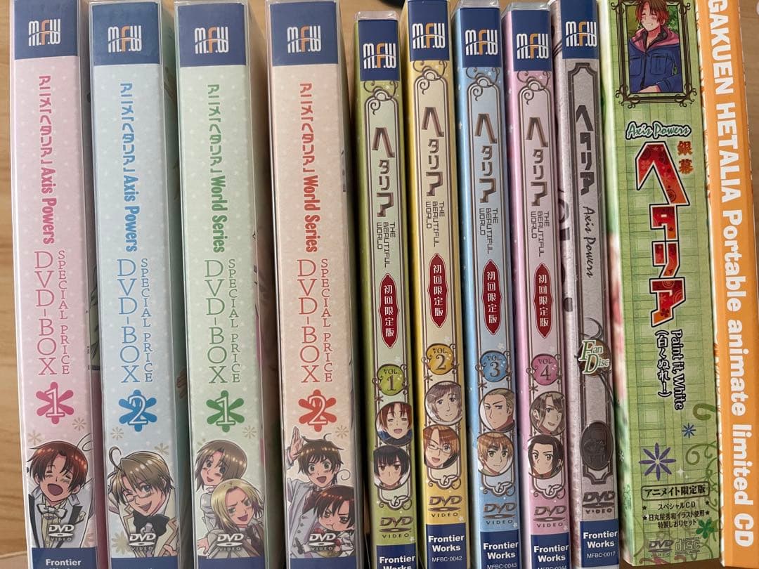 ヘタリア Axis Powers 初回限定版含むDVDコンプリートセット