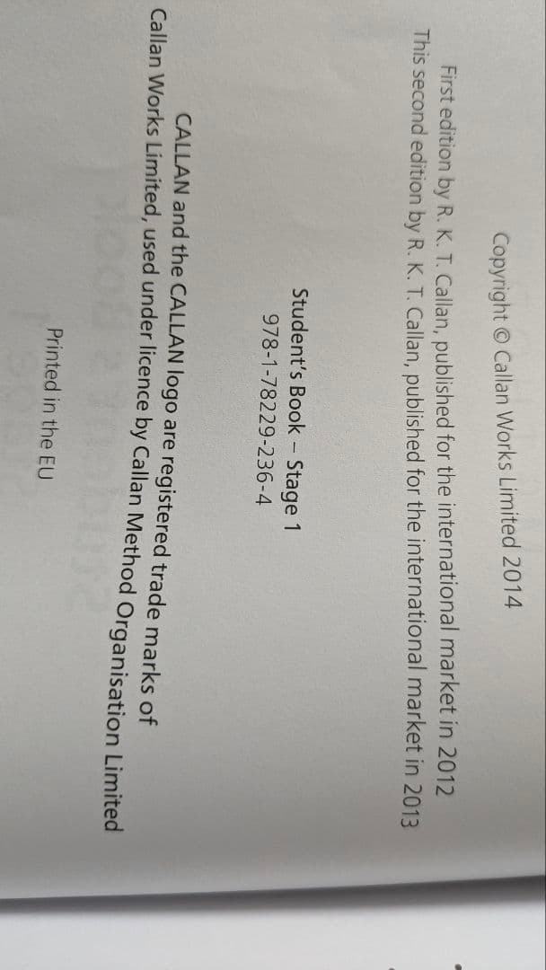 カランメソッド　テキスト 1〜12