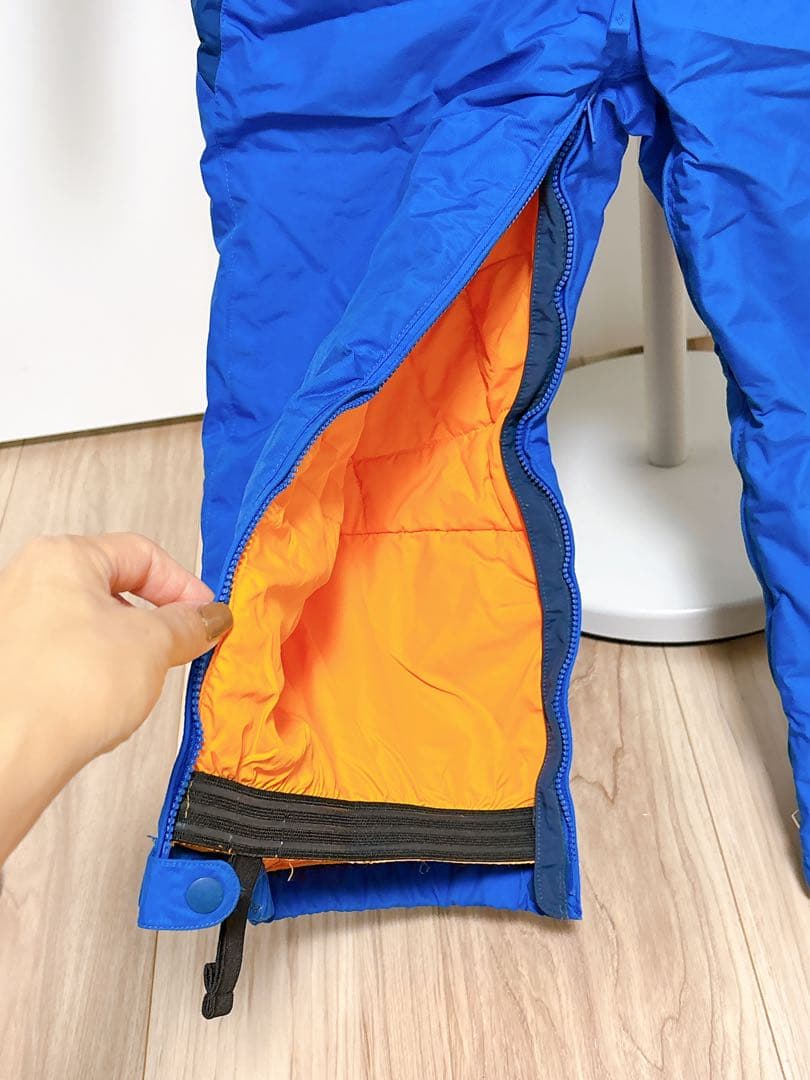 mont-bell 子供用スキーウェア 110サイズ 青